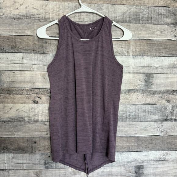 Athleta Tops - Athleta Essence Split Back Tie Tank Top Lightweight Stretch Purple Women’s Sz XS
